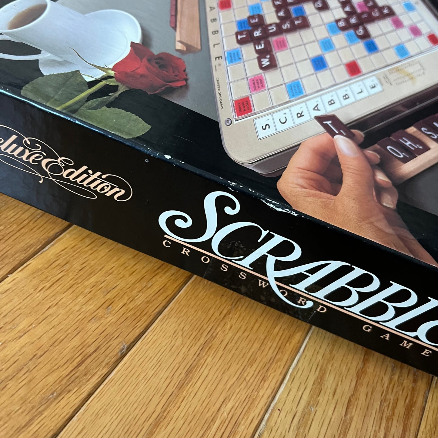 Vintage 80s Scrabble Deluxe Edition