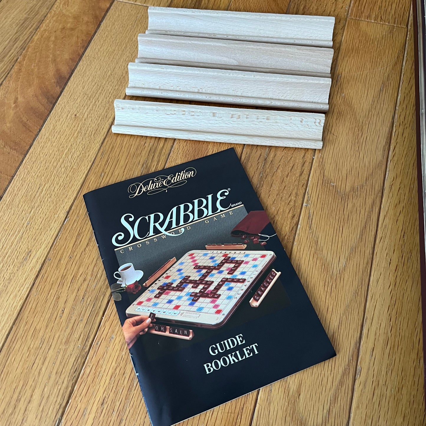 Vintage 80s Scrabble Deluxe Edition