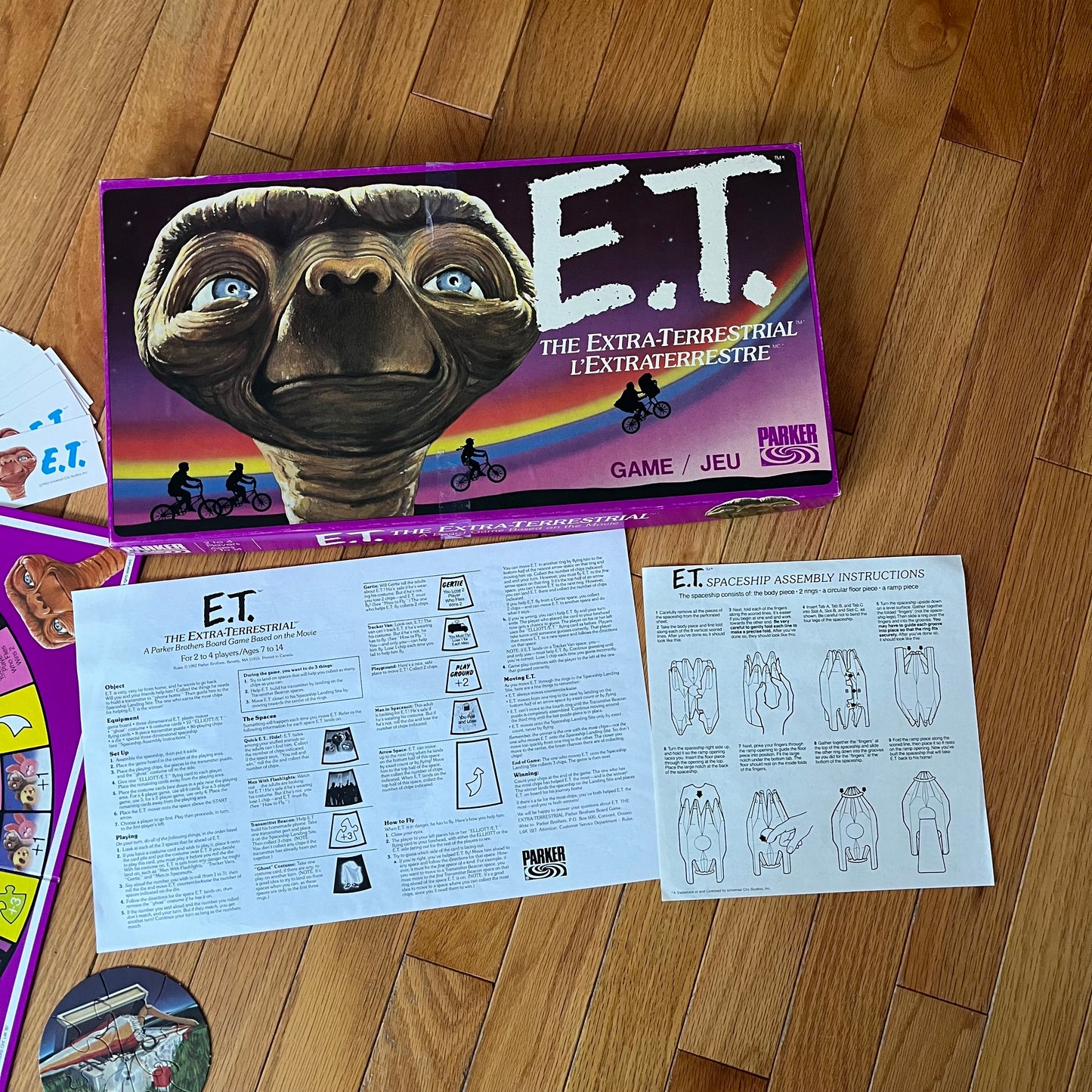 Vintage 80s E.T. the Extra-Terrestrial Game by Parker Bros.