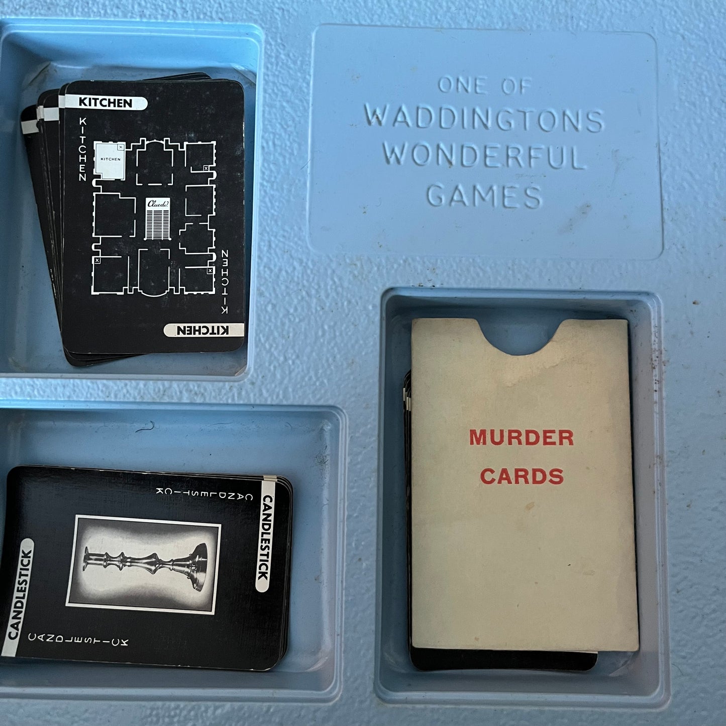 Vintage 1965 Waddington’s Cluedo Detective Game