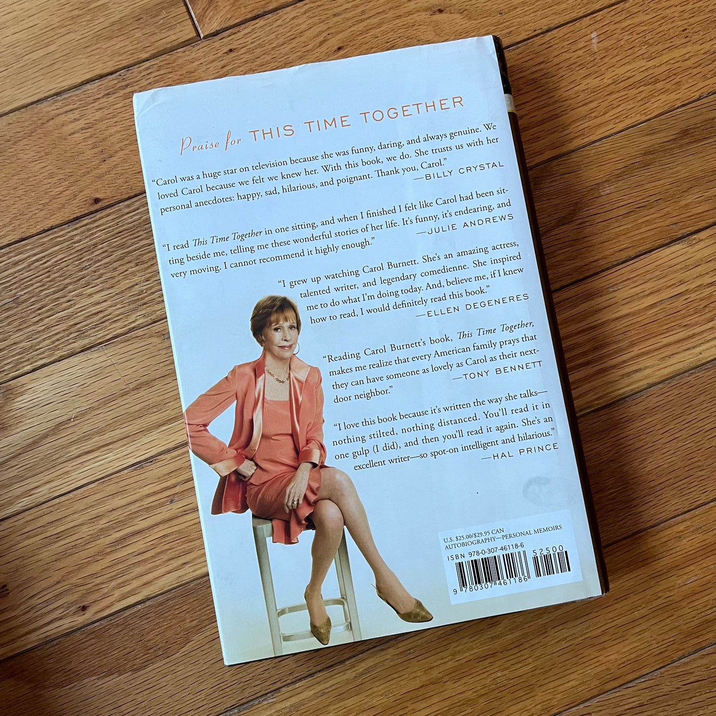 2010 Carol Burnett This Time Together Hardcover Book Autobiography