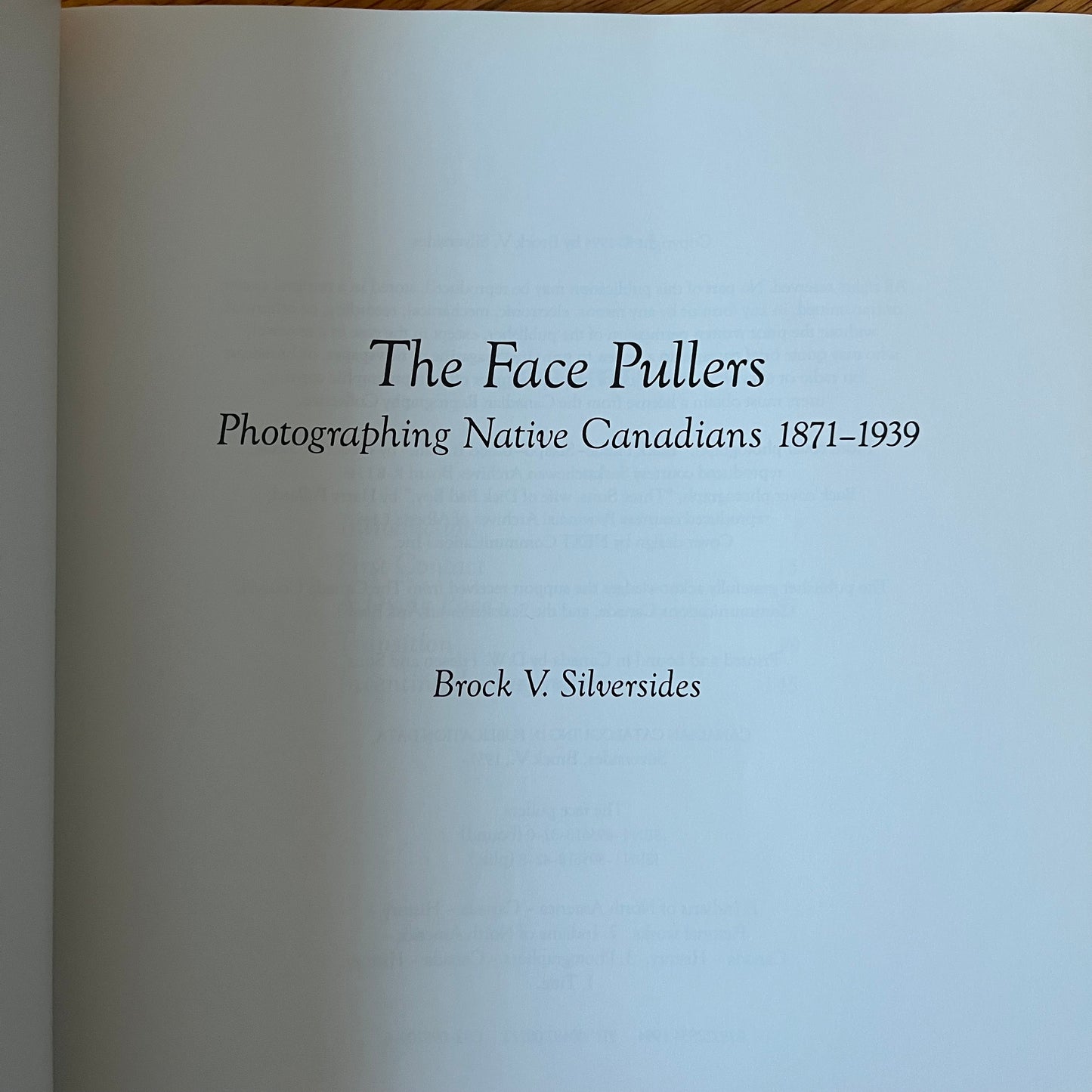 Vintage 1994 The Face Pullers by Brock V. Silversides