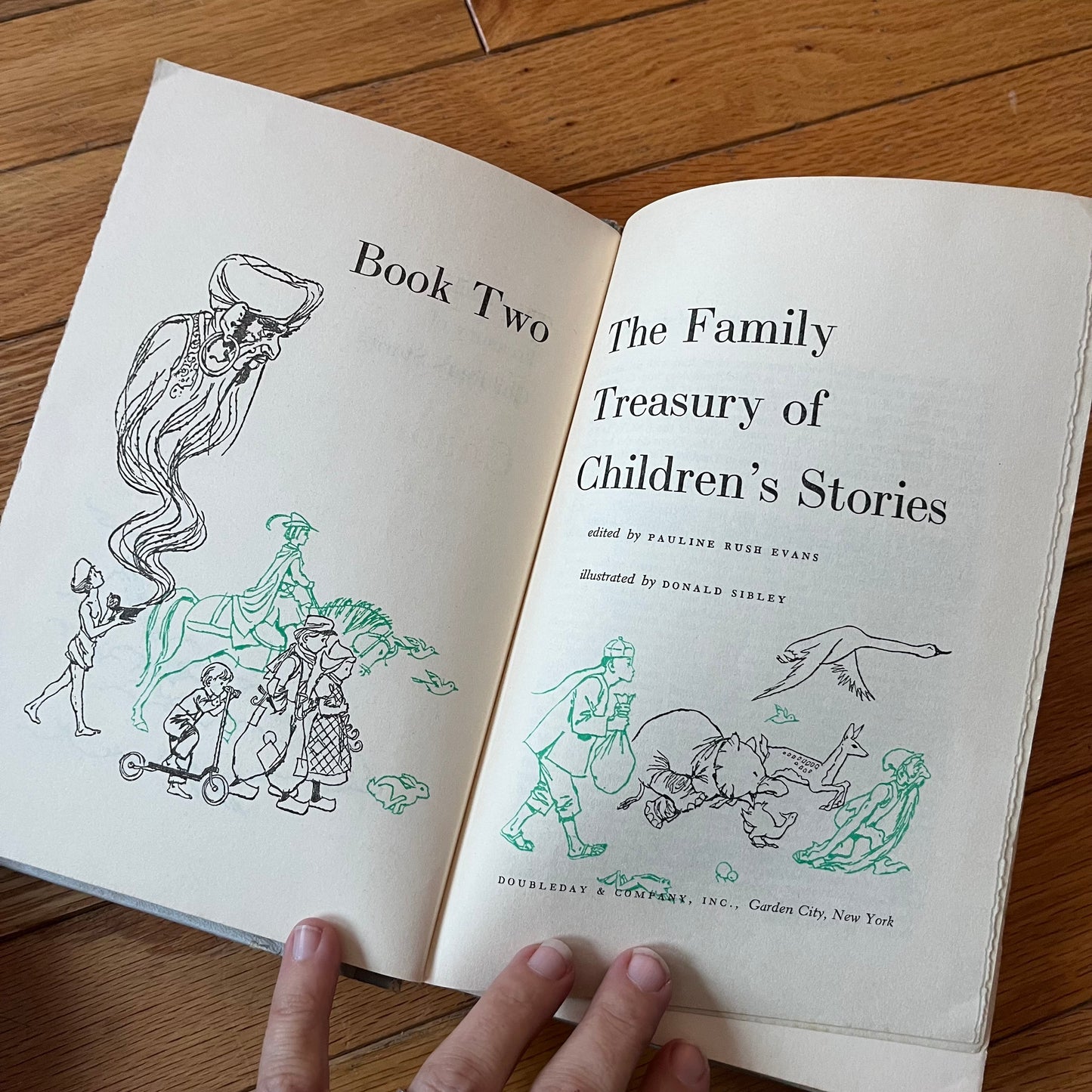 Vintage 1956 Family Treasury of Children’s Stories Book Two