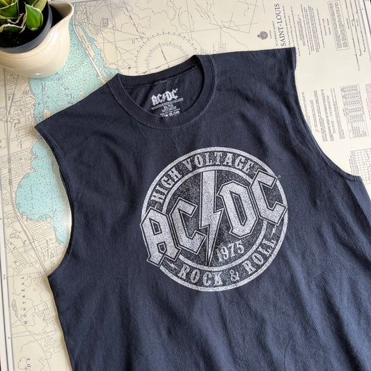 AC/DC High Voltage Sleeveless Graphic Tee Shirt