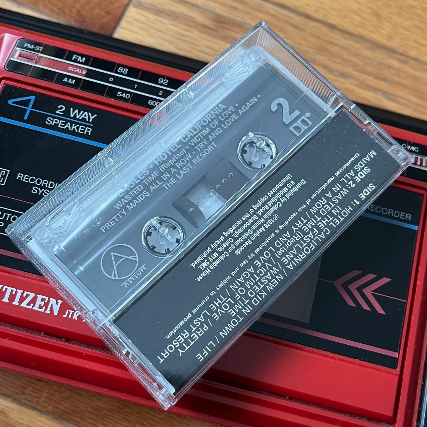 Vintage 1976 Eagles Hotel California Cassette Tape