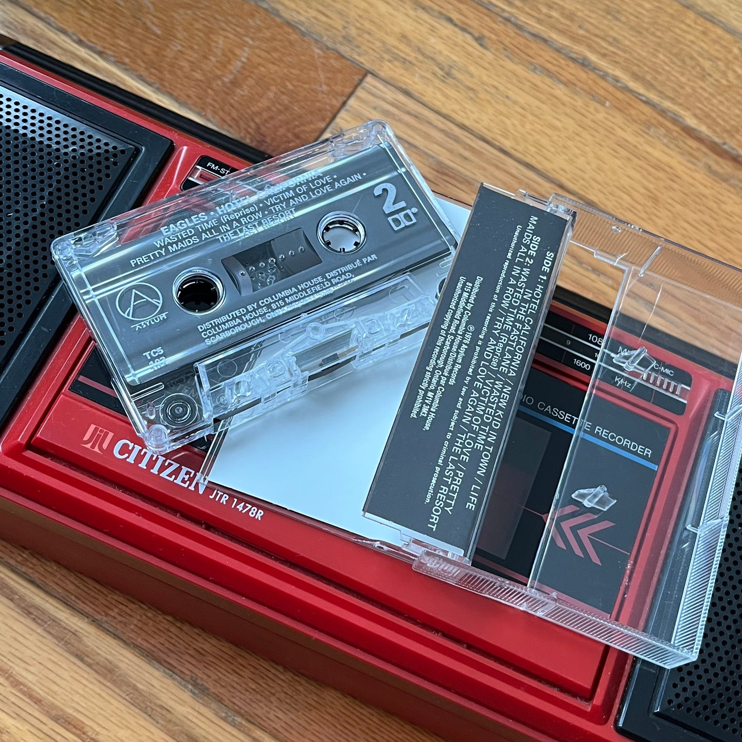 Vintage 1976 Eagles Hotel California Cassette Tape