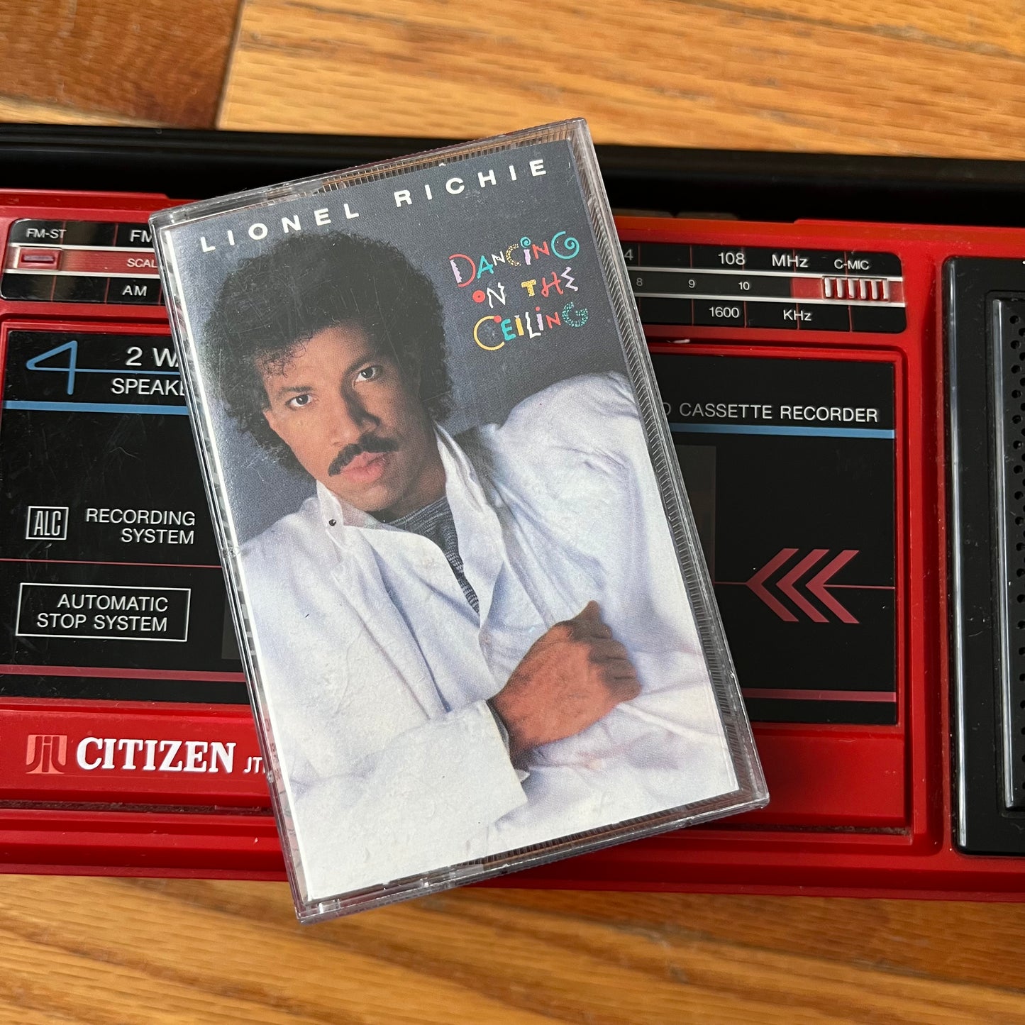 Vintage 1985 Lionel Ritchie Dancing On The Ceiling Cassette Tape