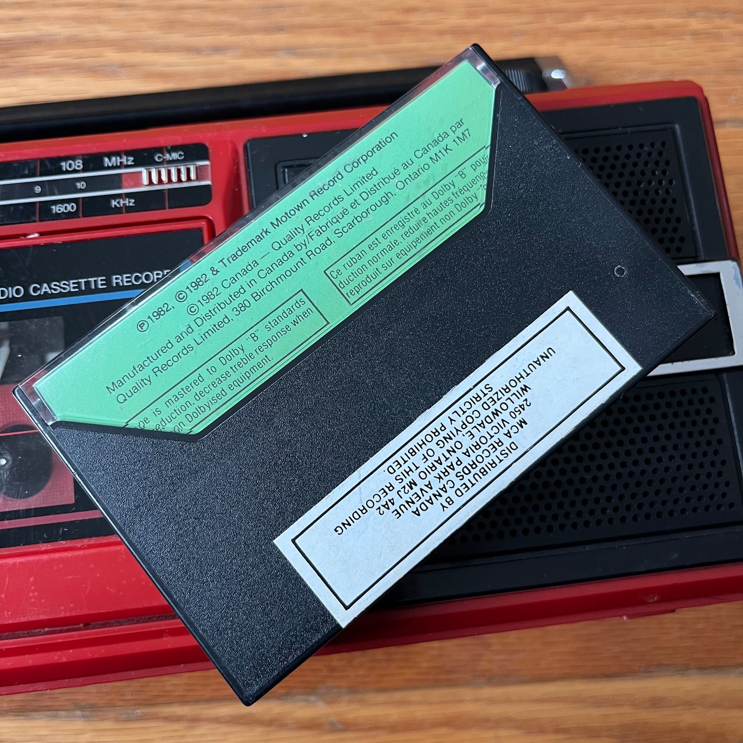 Vintage 1982 Rick James Throwin' Down Cassette Tape