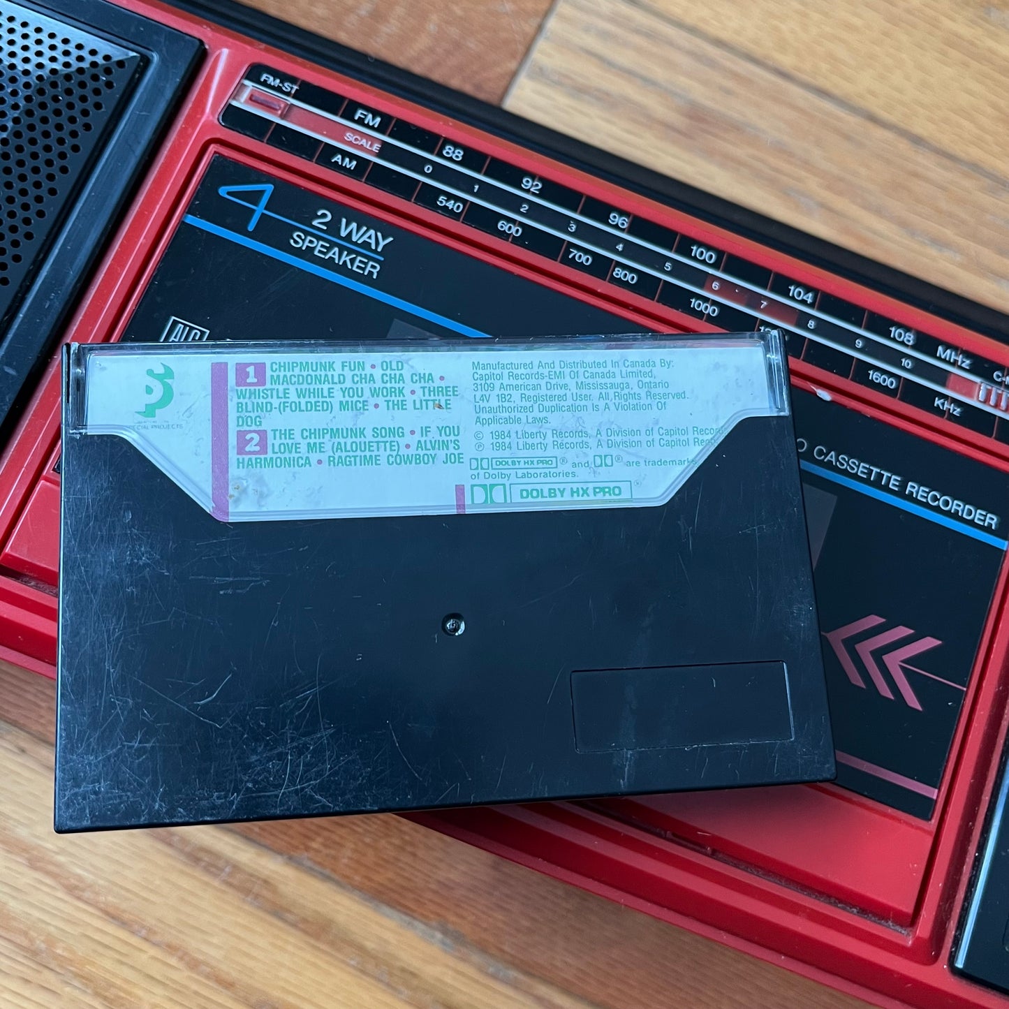 Vintage 1984 Let's All Sing with Alvin & the Chipmunks Cassette Tape