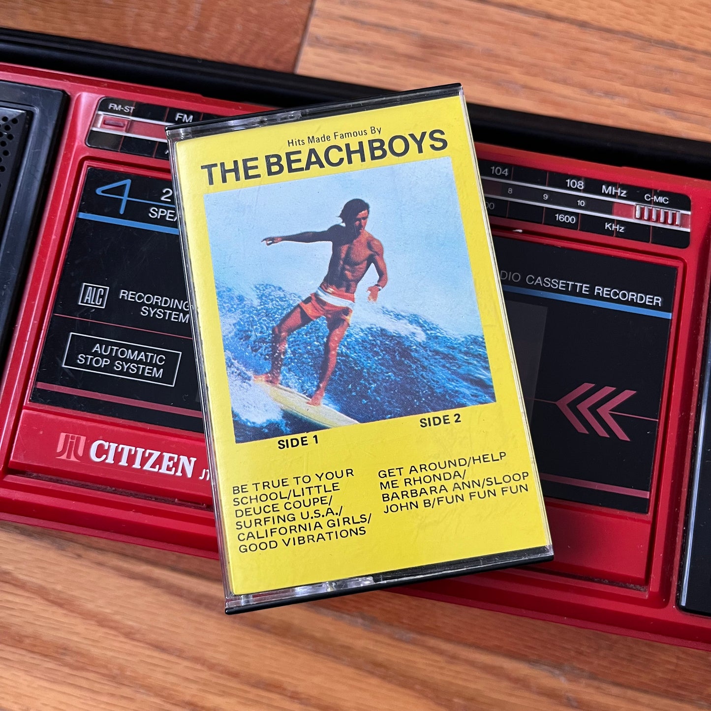 Vintage Hits Made Famous by the Beach Boys Cassette Tape