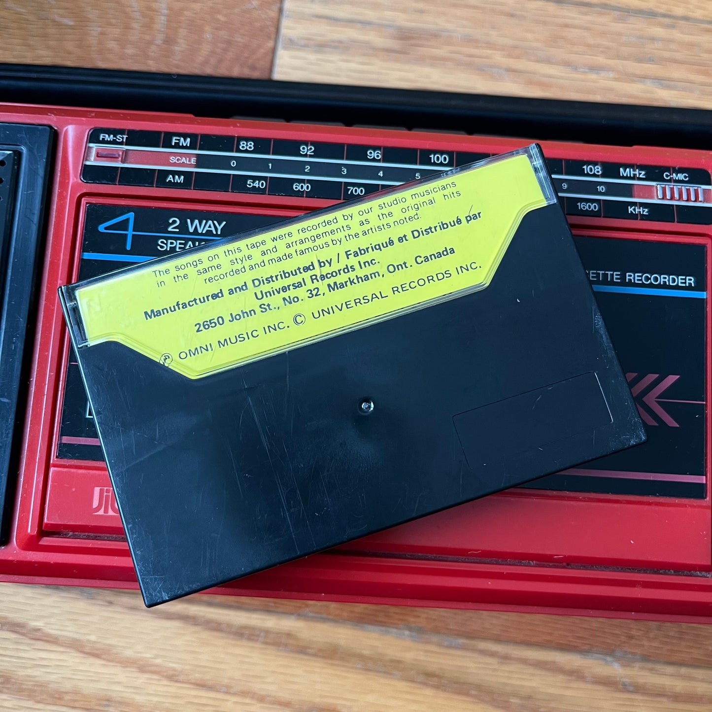 Vintage Hits Made Famous by the Beach Boys Cassette Tape