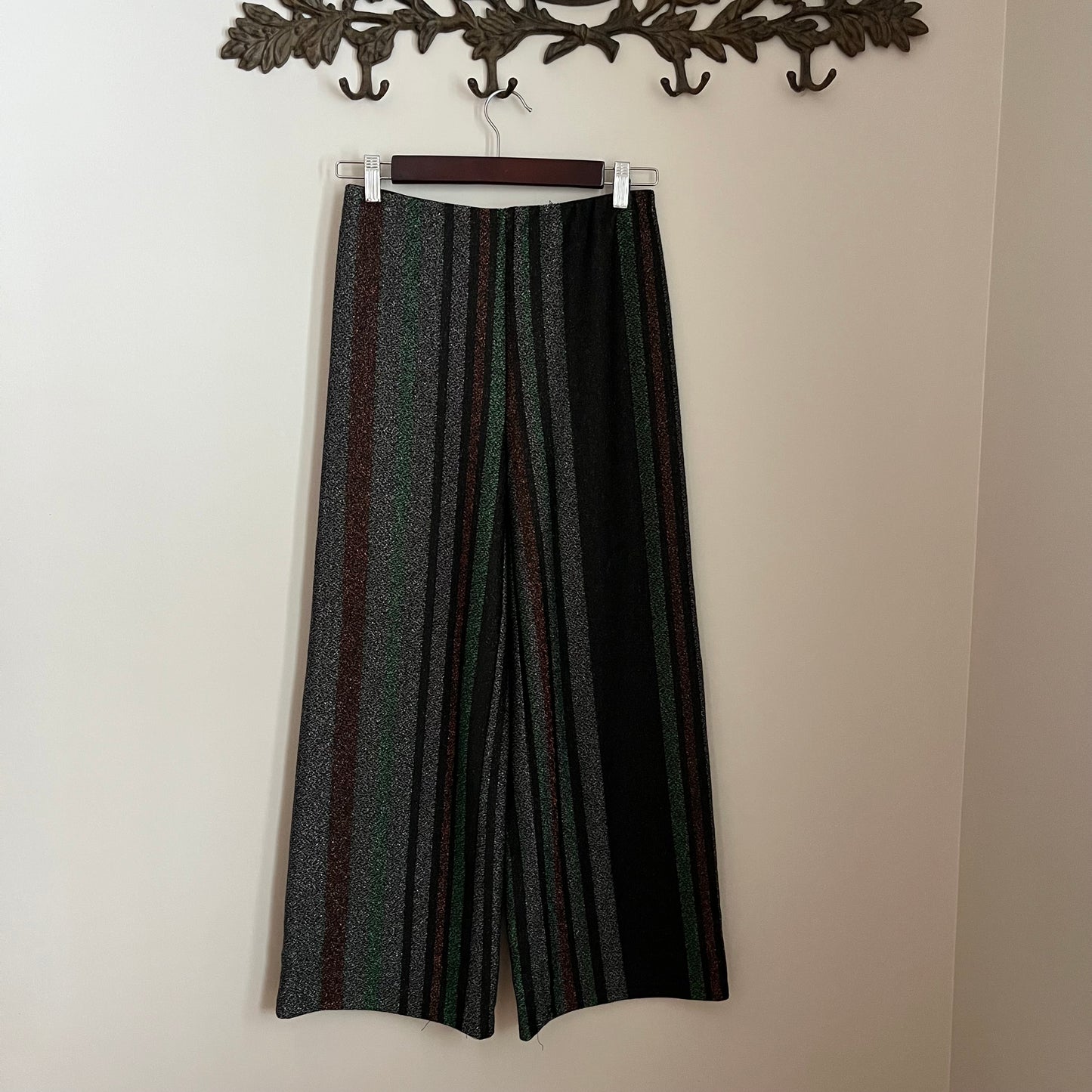 Luna Allegra Vertical Stripe Sparkly Pants