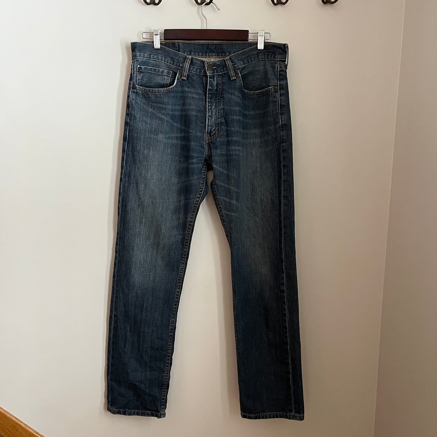 Vintage Levi's 505 Straight Leg Denim Jeans 34 x 32