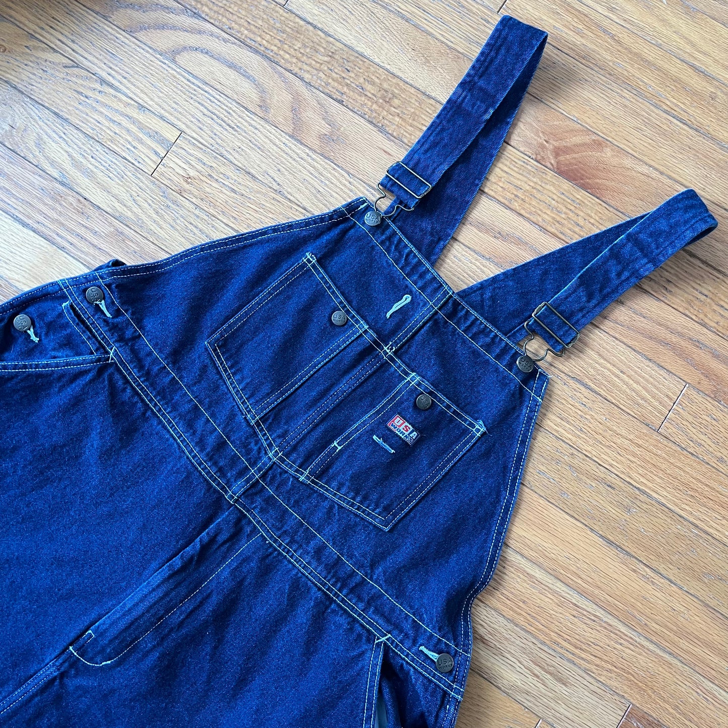 Vintage USA Works Overall Shorts
