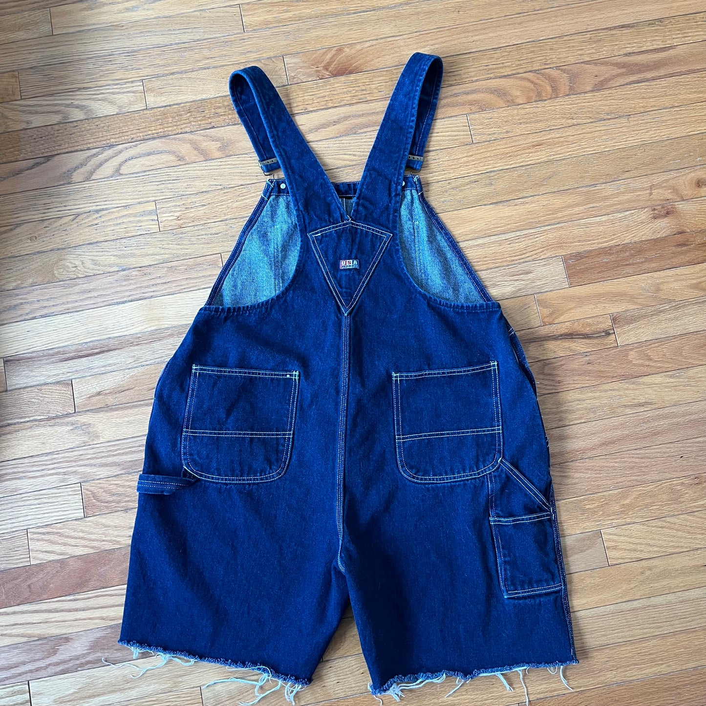 Vintage USA Works Overall Shorts