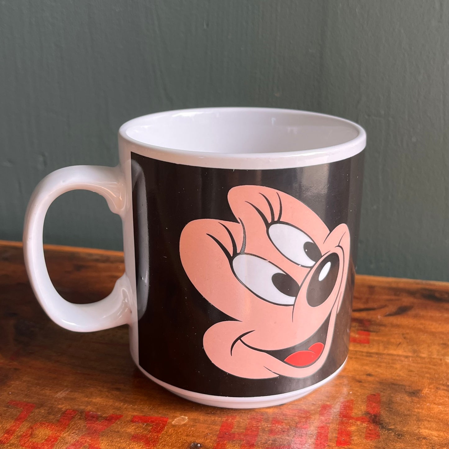 Vintage Mickey and Minnie Mouse Disney Applause Mug