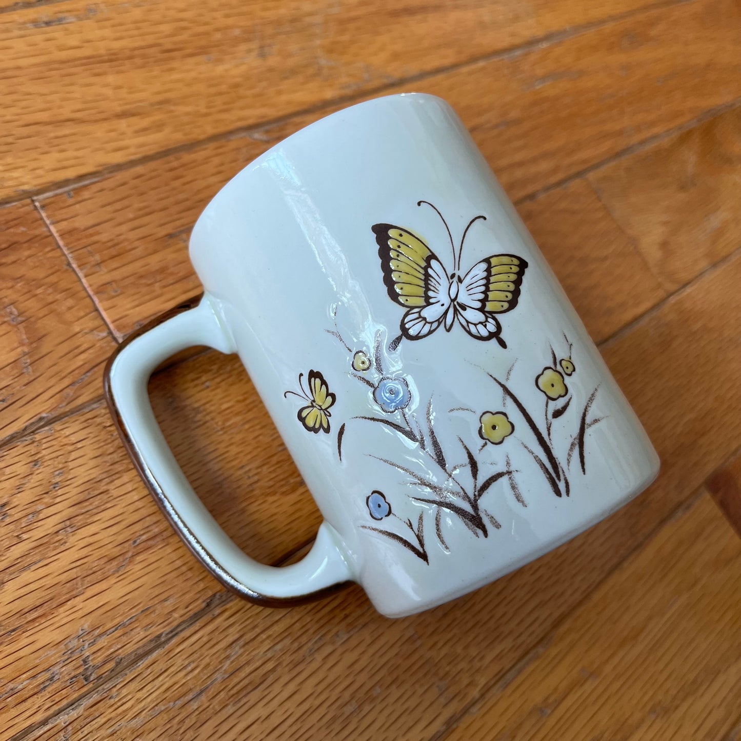 Vintage Otagiri Japan Butterfly Ceramic Mug