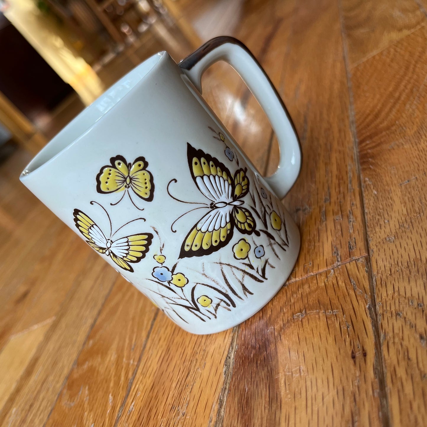 Vintage Otagiri Japan Butterfly Ceramic Mug