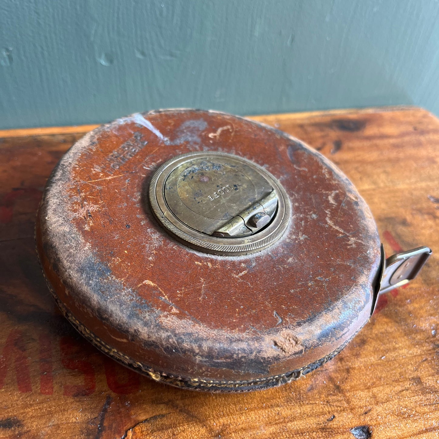 Antique Sheffield & Chesterman 100 FT Industrial Tape Measure