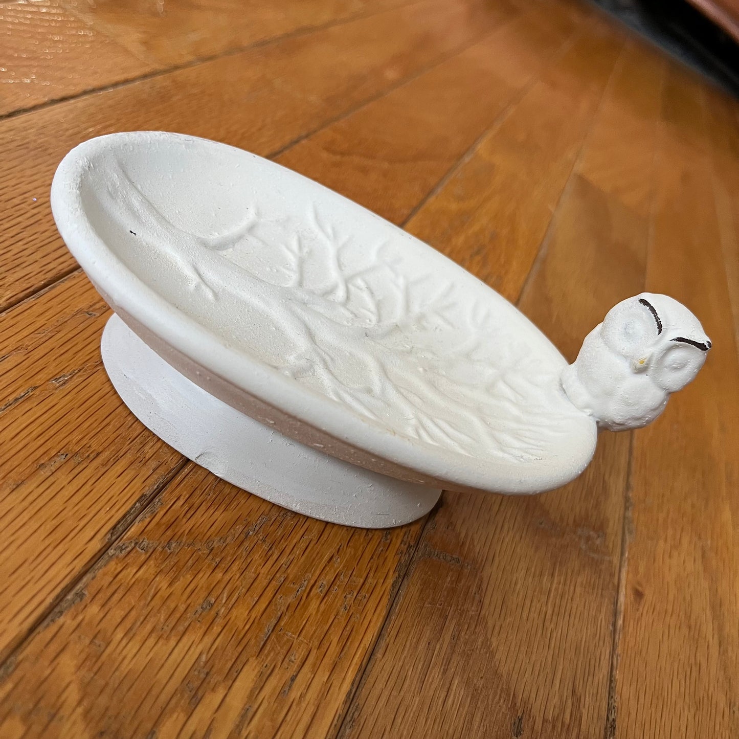 Vintage Ceramic Owl Soap Dish