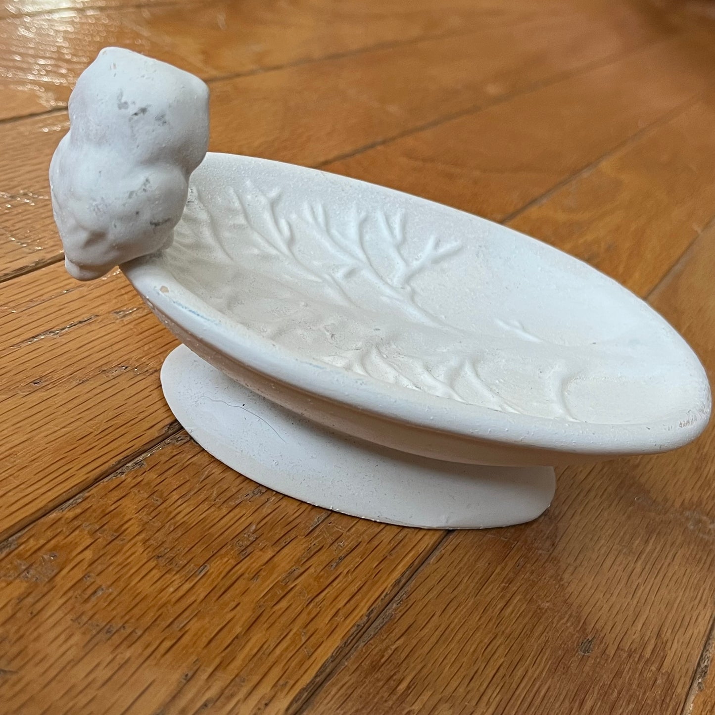 Vintage Ceramic Owl Soap Dish