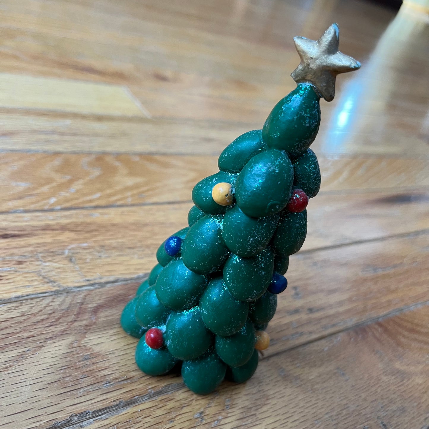 Handmade Clay Christmas Tree Figurine