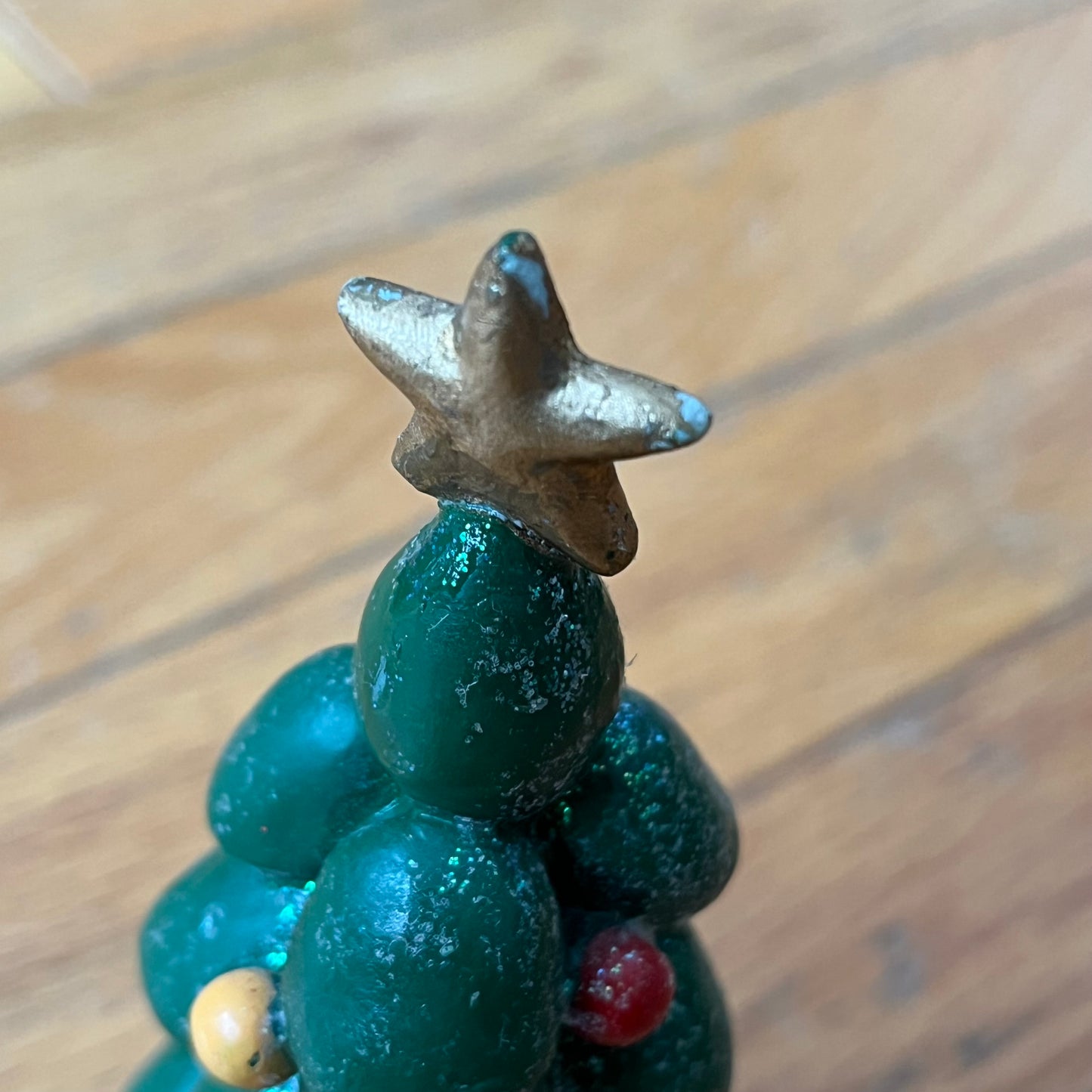 Handmade Clay Christmas Tree Figurine