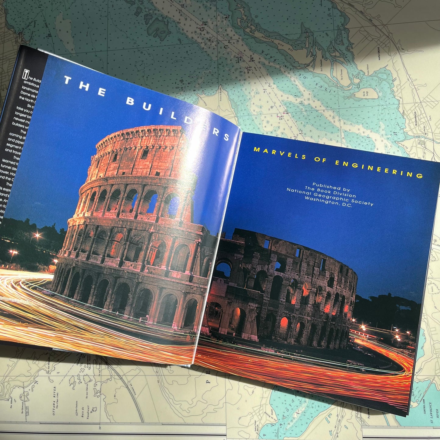 Vintage 1992 The Builders Marvels of Engineering Hardcover Book