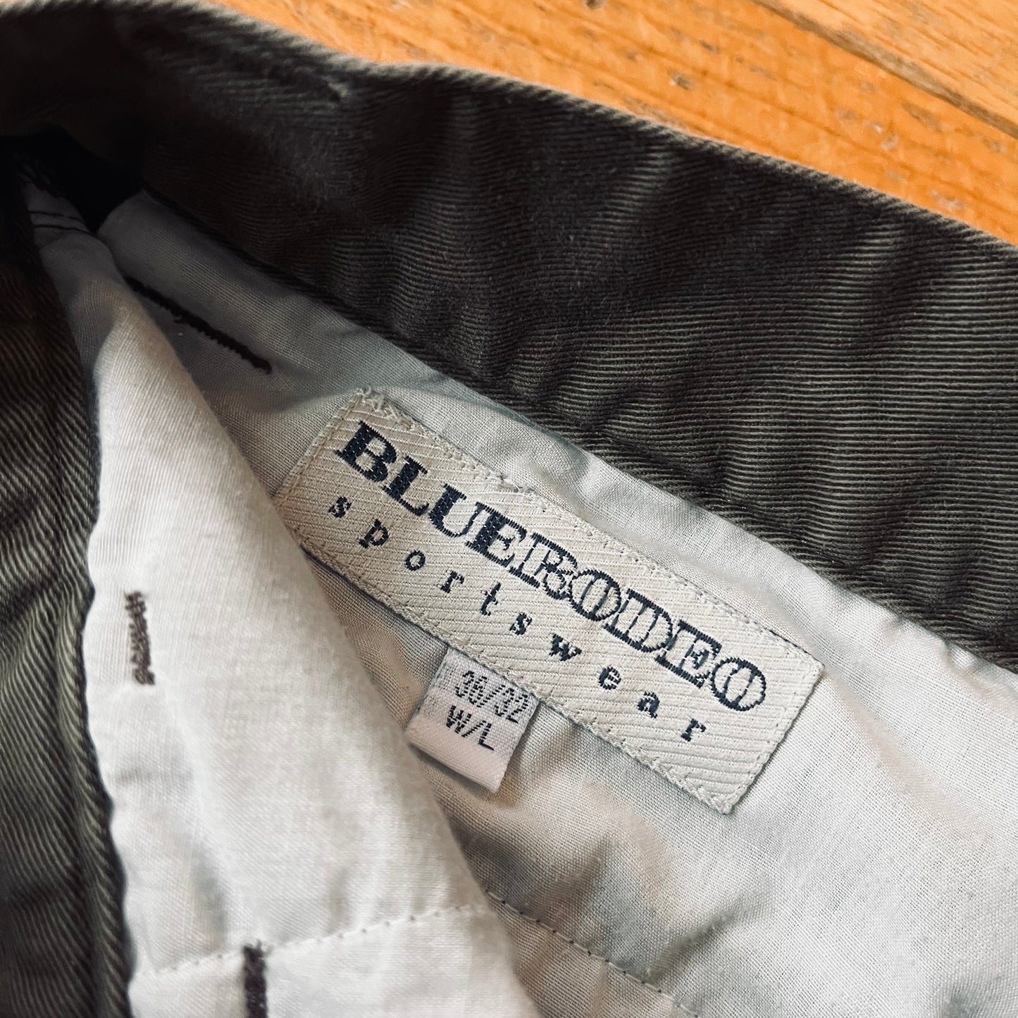 Vintage Blue Rodeo Khaki Green Cargo Pants