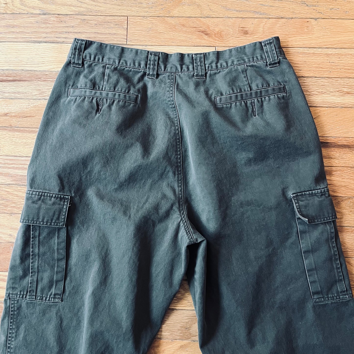 Vintage Blue Rodeo Khaki Green Cargo Pants