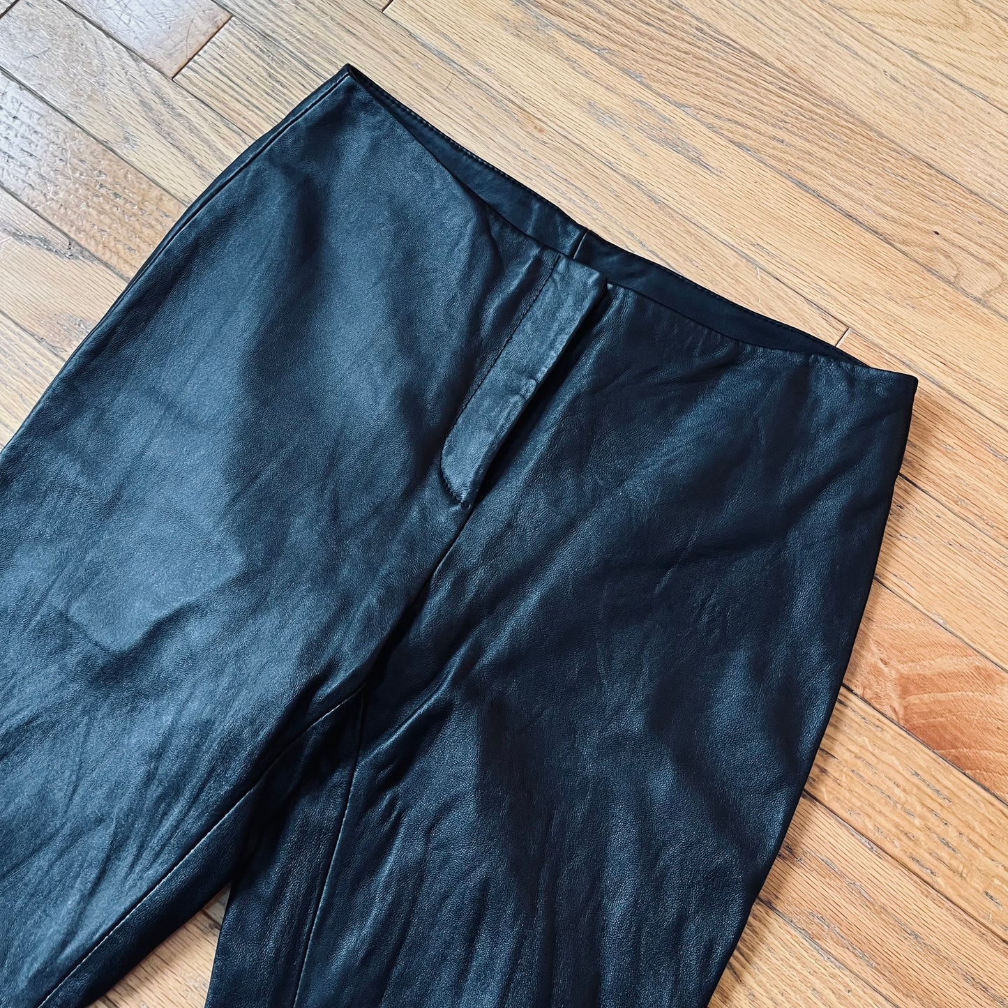 Vintage 00s I.N.C. Flared Leather Low Rise Pants