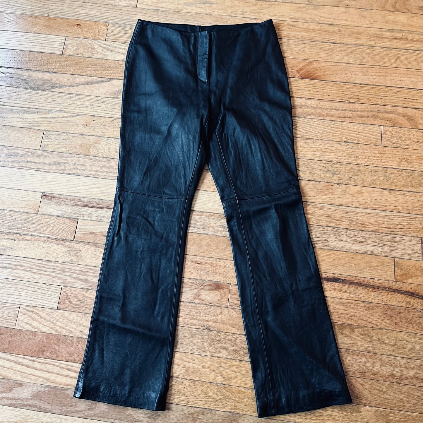Vintage 00s I.N.C. Flared Leather Low Rise Pants