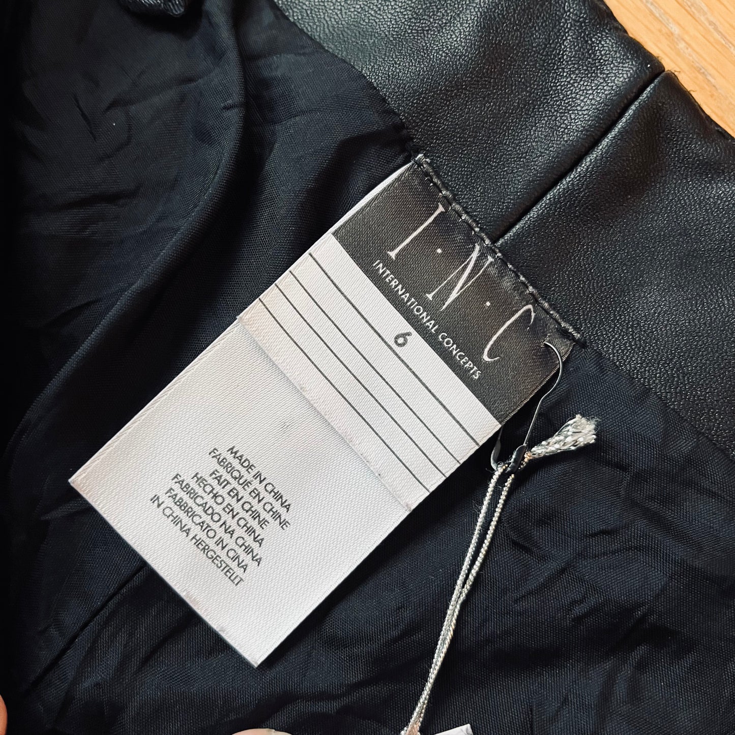 Vintage 00s I.N.C. Flared Leather Low Rise Pants