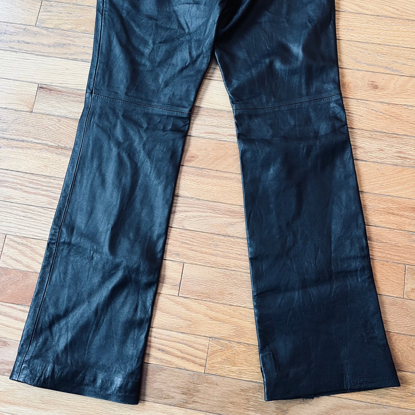 Vintage 00s I.N.C. Flared Leather Low Rise Pants