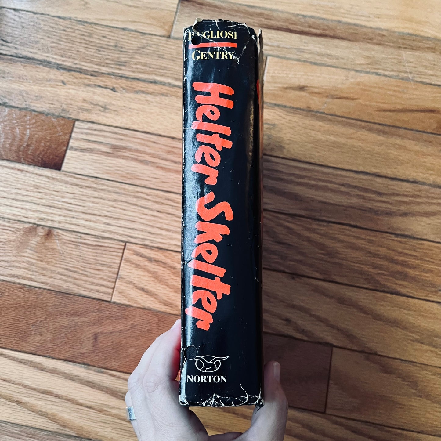 Vintage 1974 Helter Skelter by Vincent Bugliosi Hardcover Book