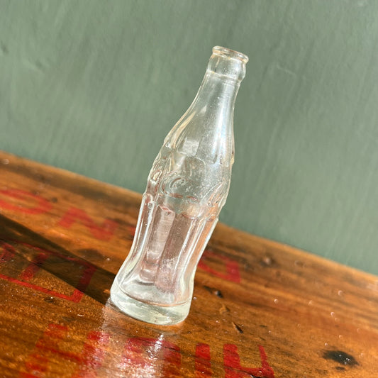 Vintage Miniature Glass Coke Coca-Cola Bottle