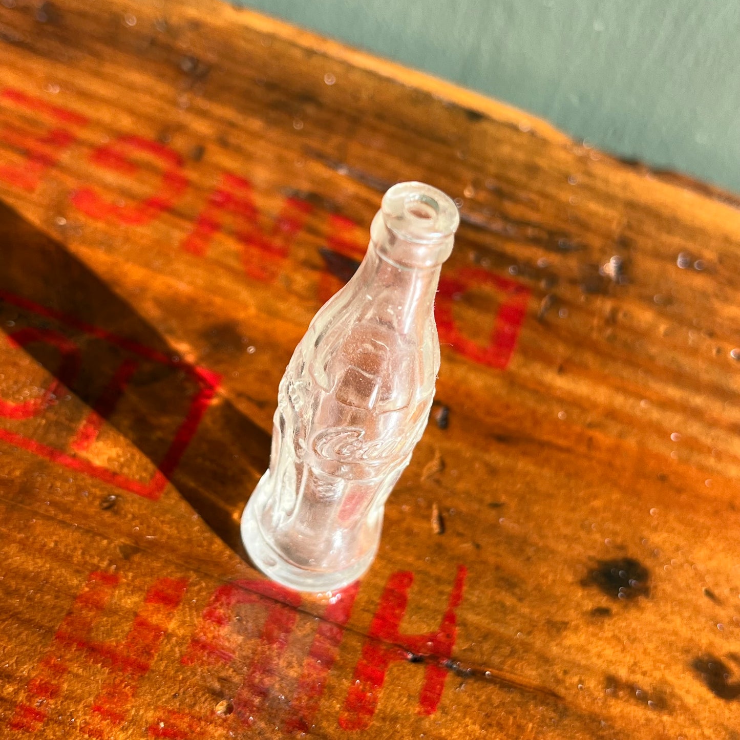 Vintage Miniature Glass Coke Coca-Cola Bottle