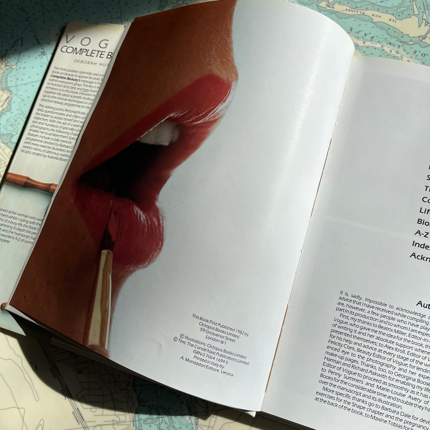 Vintage 1982 Vogue Complete Beauty Hardcover Book