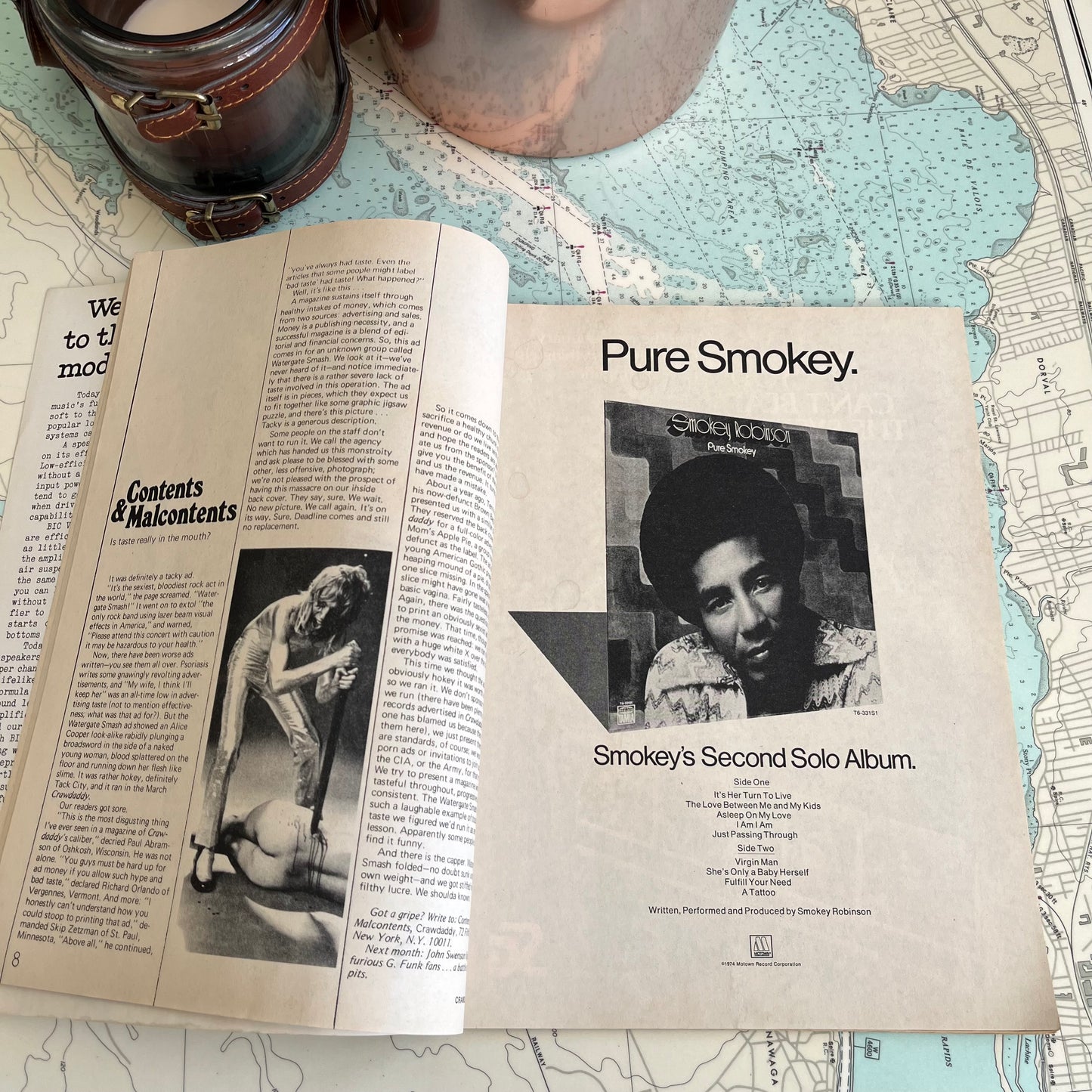 Vintage June 1974 Crawdaddy Magazine