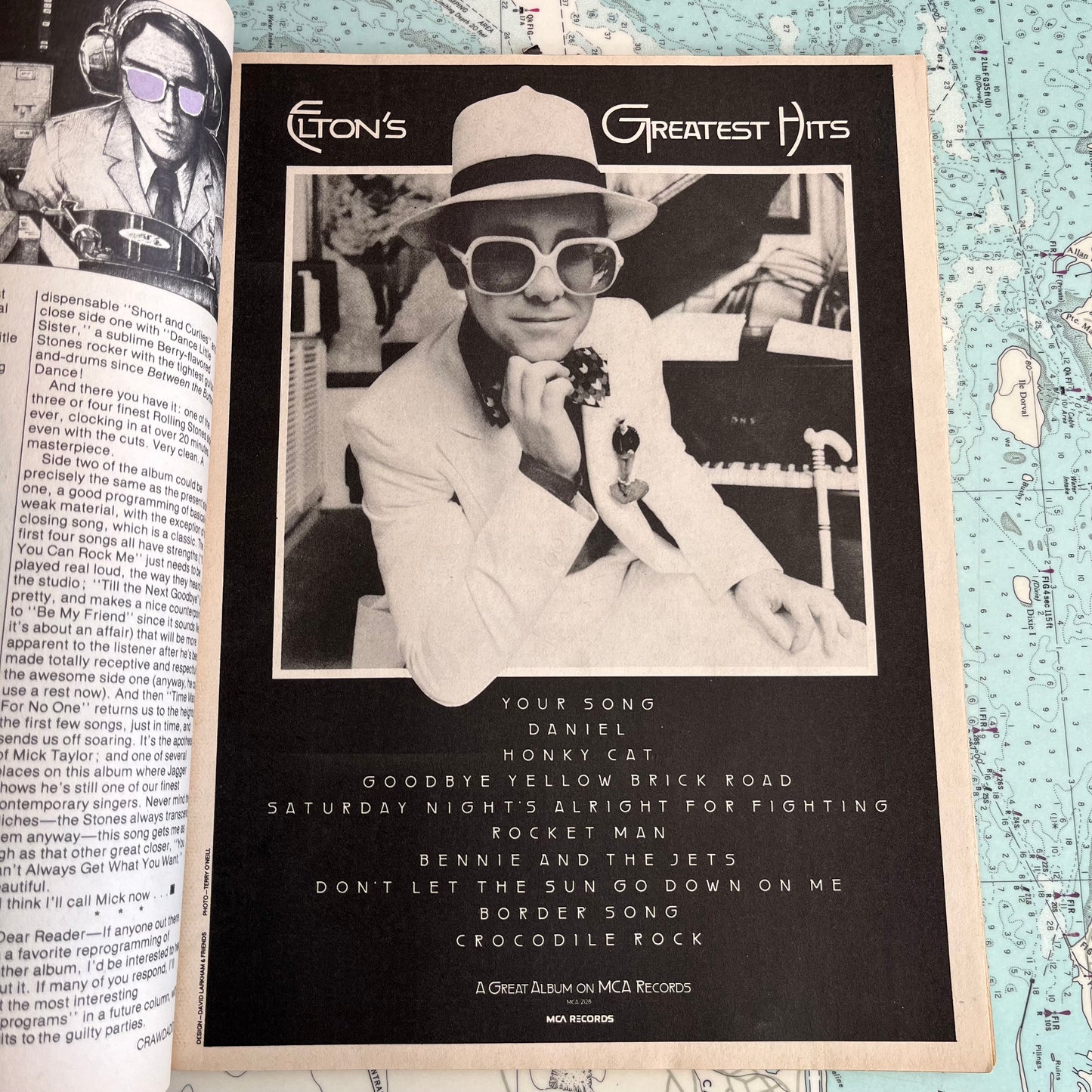 Vintage February 1975 Crawdaddy Magazine