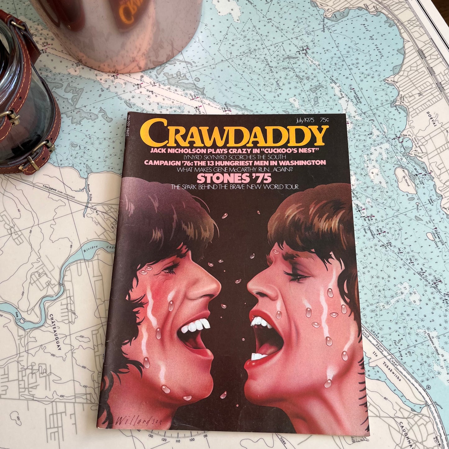 Vintage July 1975 Crawdaddy Magazine