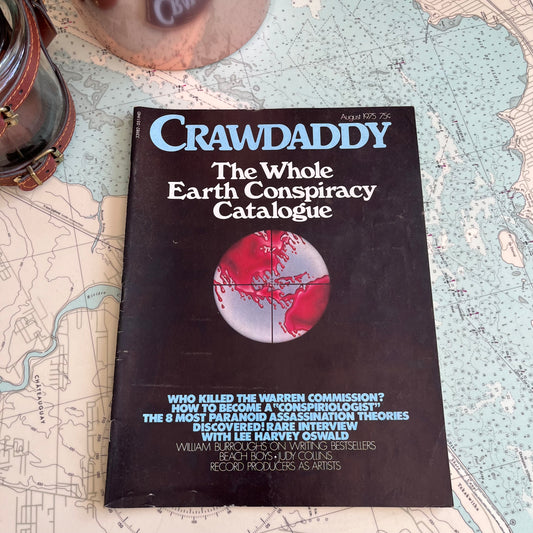 Vintage August 1975 Crawdaddy Magazine