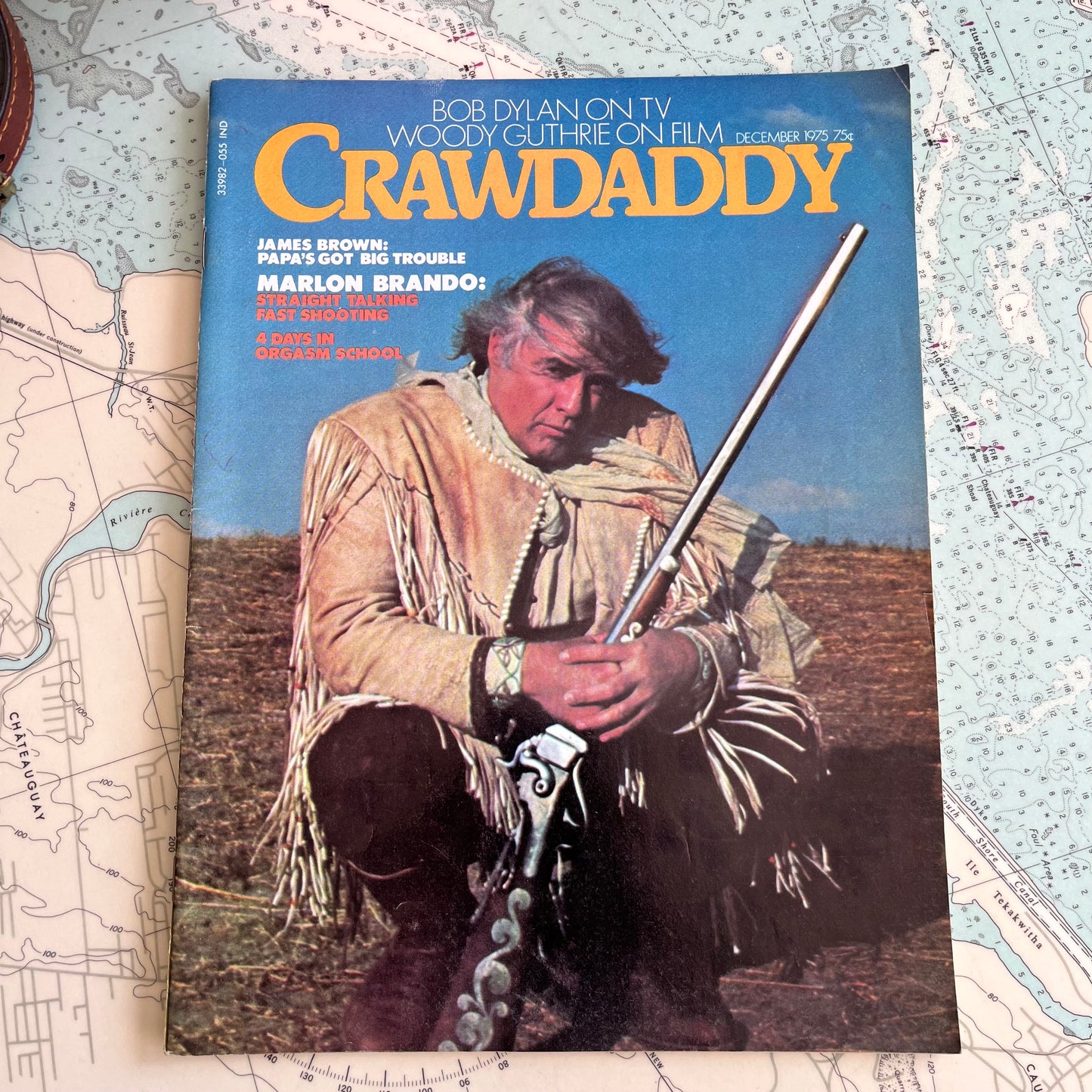 Vintage December 1975 Crawdaddy Magazine