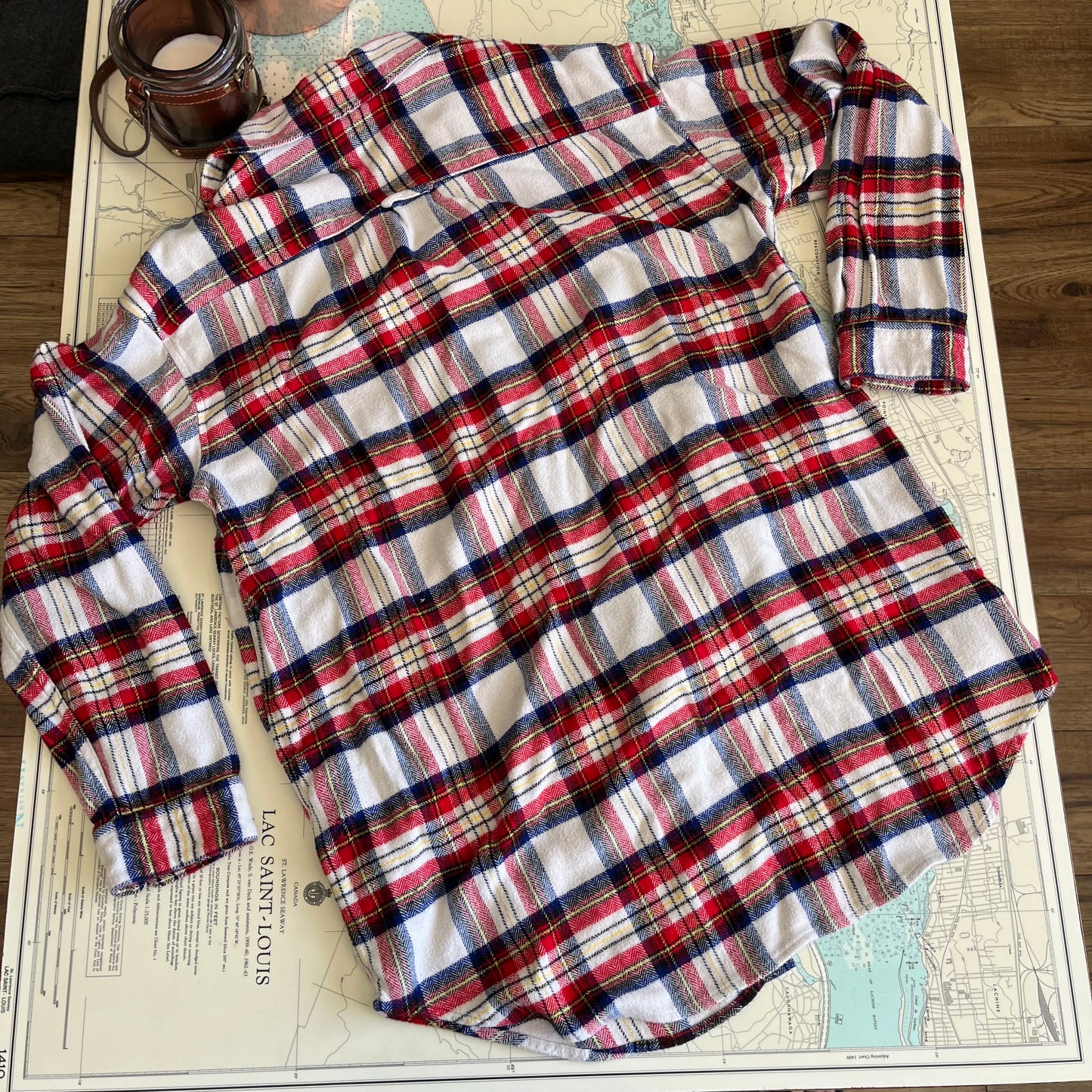 Levi's Fleece Plaid Button Up Shirt