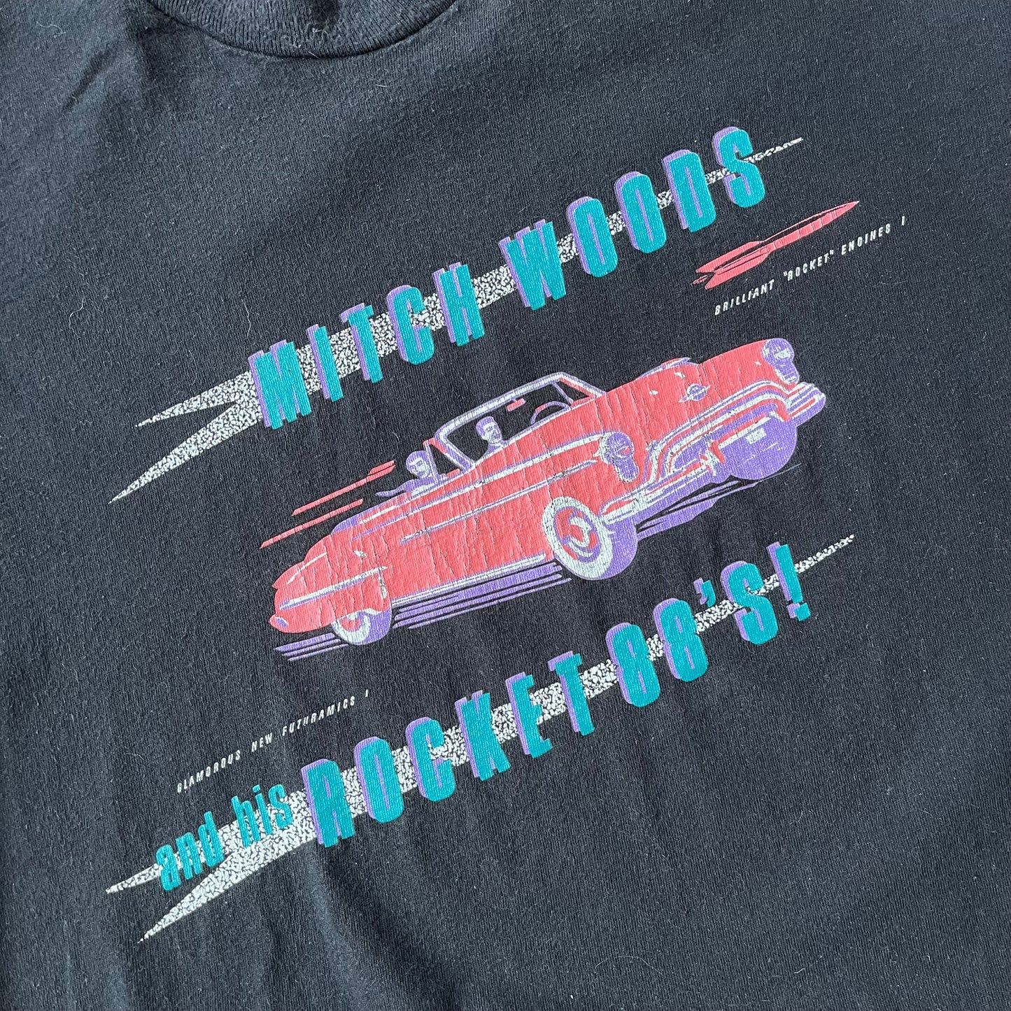 Vintage Mitch Woods and his Rocket 88's Graphic Tee Shirt