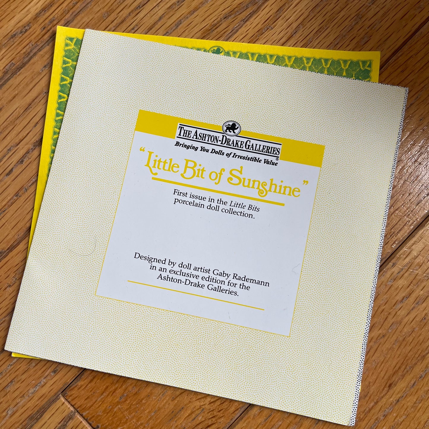 Vintage 90s Ashton Drake Sleeping Porcelain Baby Doll