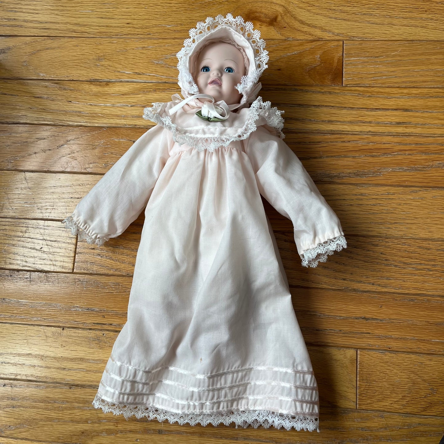 Vintage 90s Porcelain Crying Baby Doll