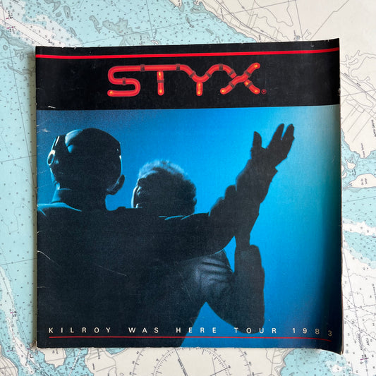 Vintage 80s Styx Kilroy Was Here Tour 1983 Program Book