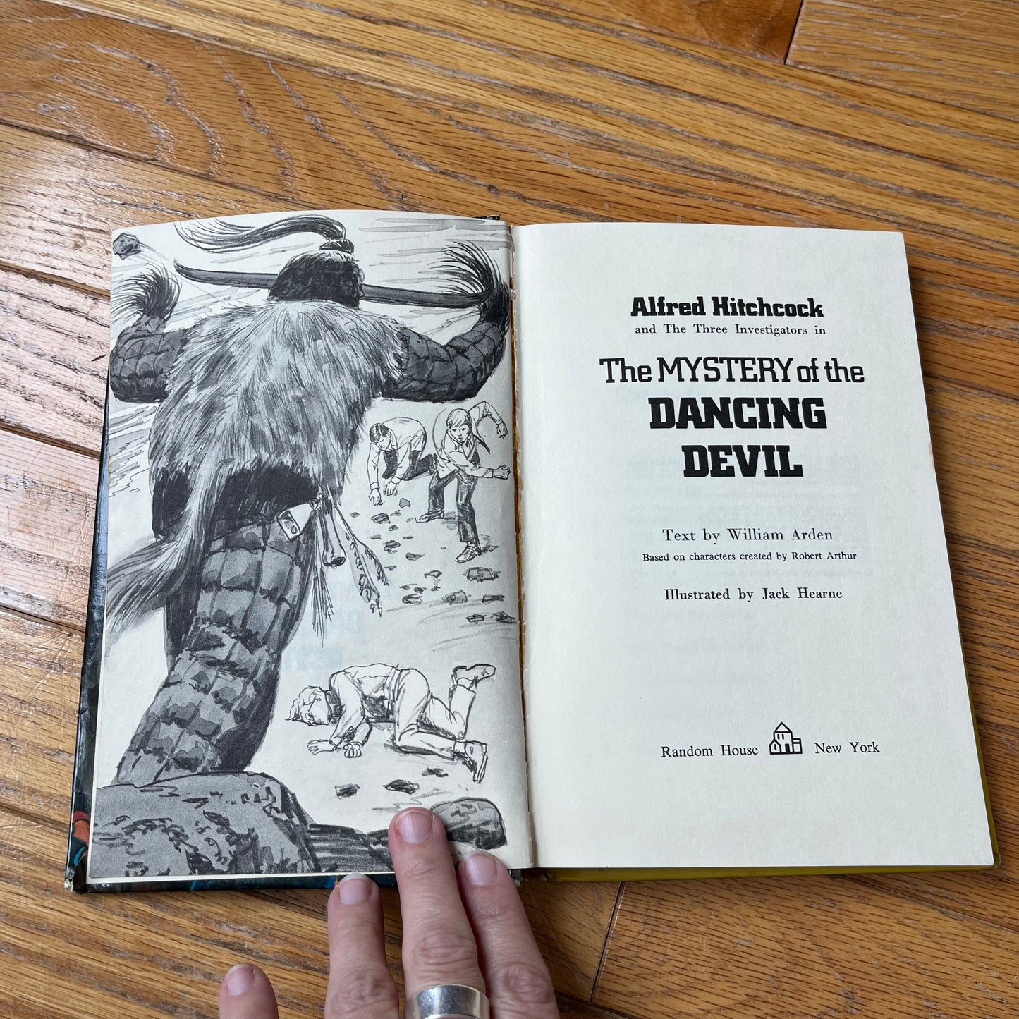 Vintage 1976 The Mystery of the Dancing Devil by Alfred Hitchcock