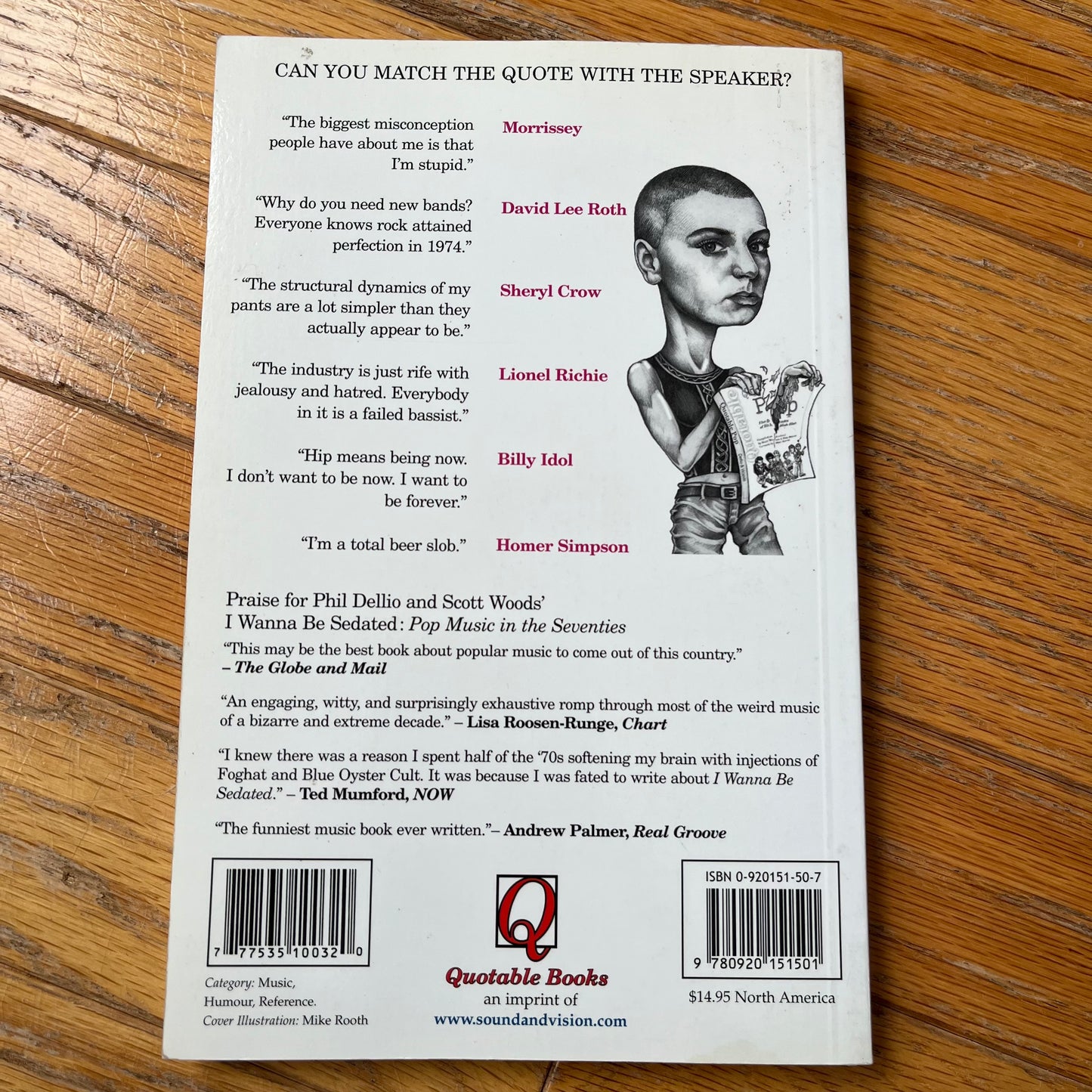 Vintage 2001 Quotable Pop by Phil Dellio and Scott Woods